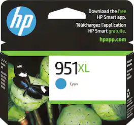 HP - 951XL High-Yield Ink Cartridge - Cyan