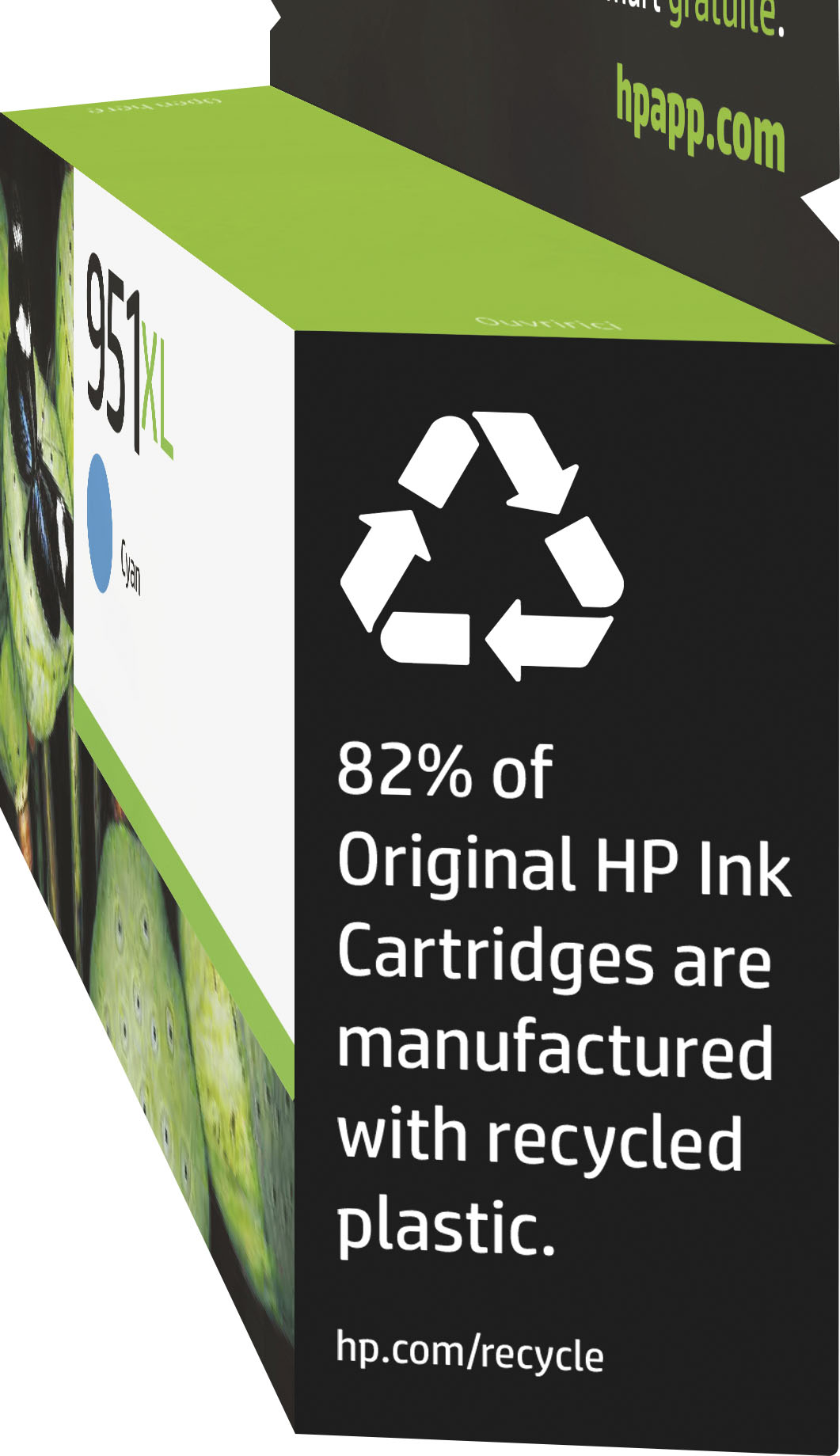 HP 951XL original Ink cartridge CN046AE 301 cyan high capacity 1.500 pages  1-pack Blister multi tag Officejet