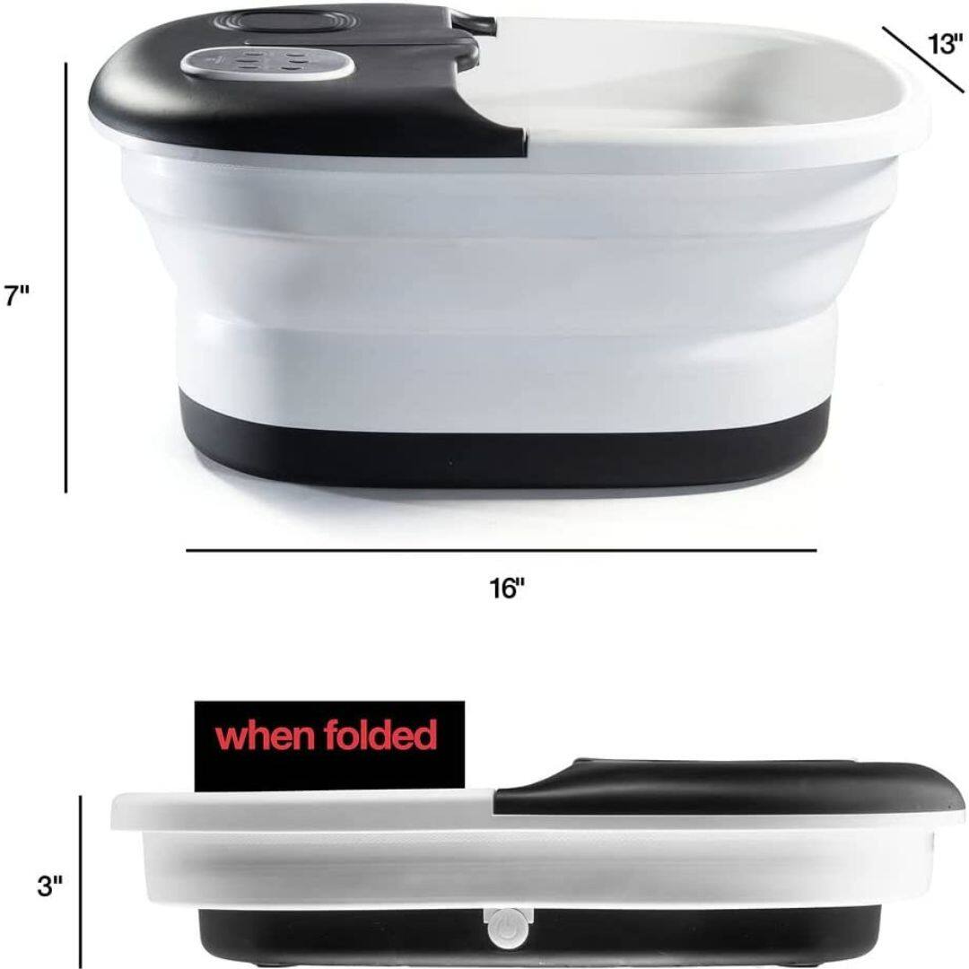 13"  
7"  
16"  

when folded  
3"