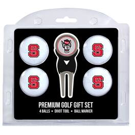 Team Golf - NC State Wolfpack 4-Ball Gift Set - Multicolor