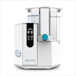 AquaTru - Classic Alkaline Countertop Water Filter System for PFAS &Other Contaminants 4-Stage Reverse Osmosis Technology - White