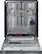 Alt View 11. Samsung - WaterWall 24" Tall Tub Built-In Dishwasher - Stainless Steel.