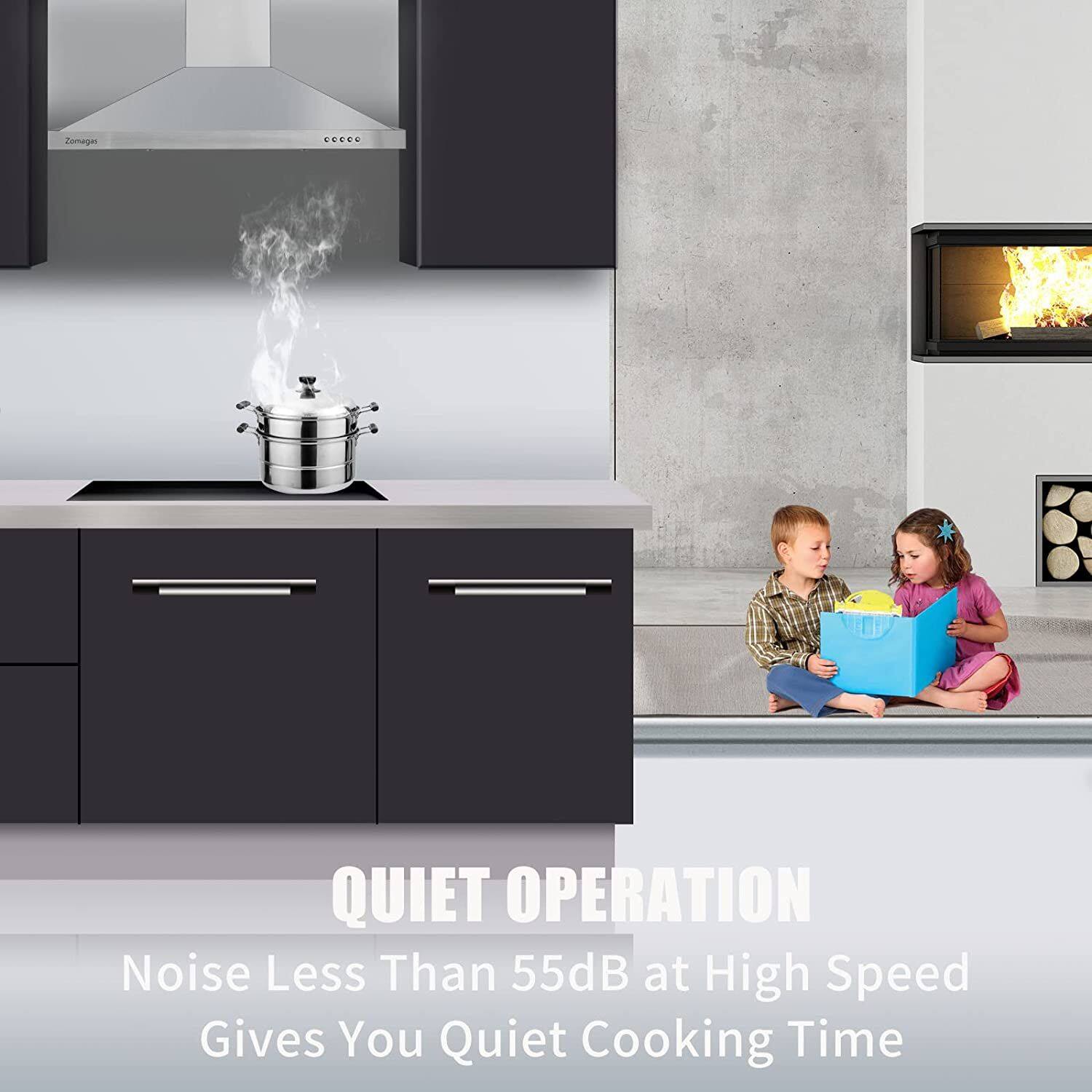 Quiet Operation  
Noise Less Than 55dB at High Speed  
Gives You Quiet Cooking Time