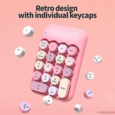 Retro design with individual keycaps

0 MAPIi 5 Num Lock I * 7 Home 8 A 9 PSUp - 4 A 5 6 Y + 1 End 2 Y 3 PgDn 0 ns Enter De A A A B 7 Home PgDn 3 Del