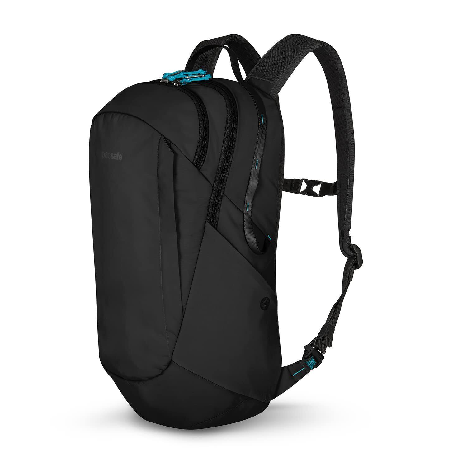 Angle. Pacsafe - Pacsafe ,  ECO 25L Anti Theft Backpack  ,  Econyl Black - Econyl Black.