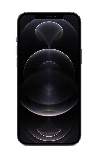 Angle. Apple - Refurbished Excellent iPhone 12  Pro Max 5G 128GB (Unlocked) - Graphite.