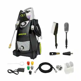 Sun Joe - Electric Pressure Washer, Portable Power Washer with Wheels, SPX3000-PK1 - Green
