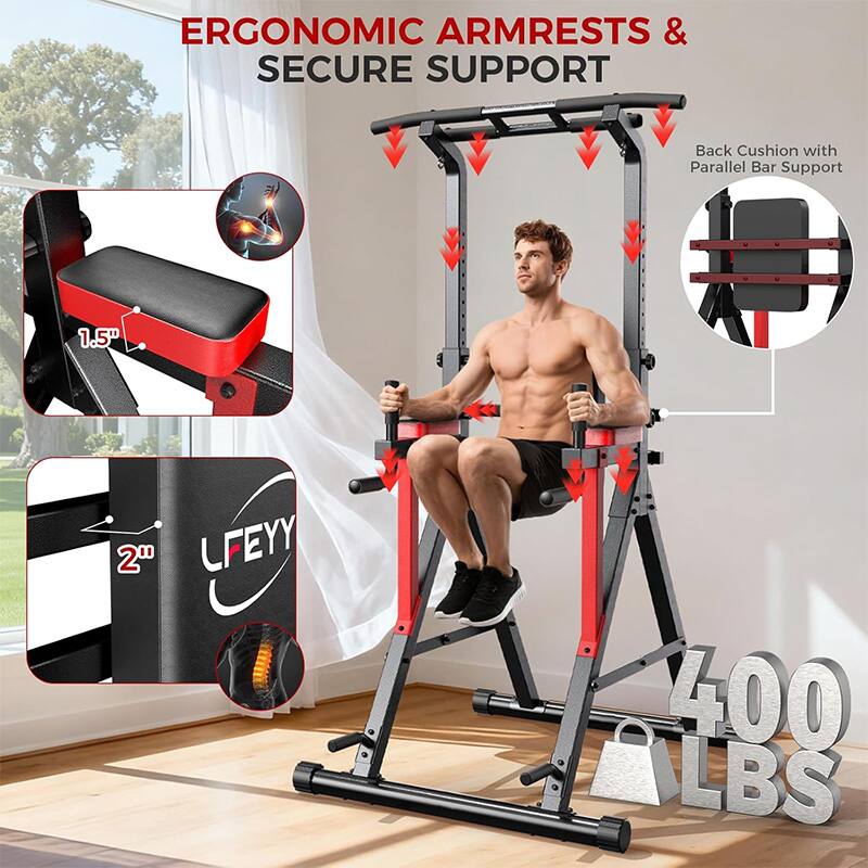 ERGONOMIC ARMRESTS & SECURE SUPPORT

Back Cushion with Parallel Bar Support

1.5" 2" LFEYY 400 LBS