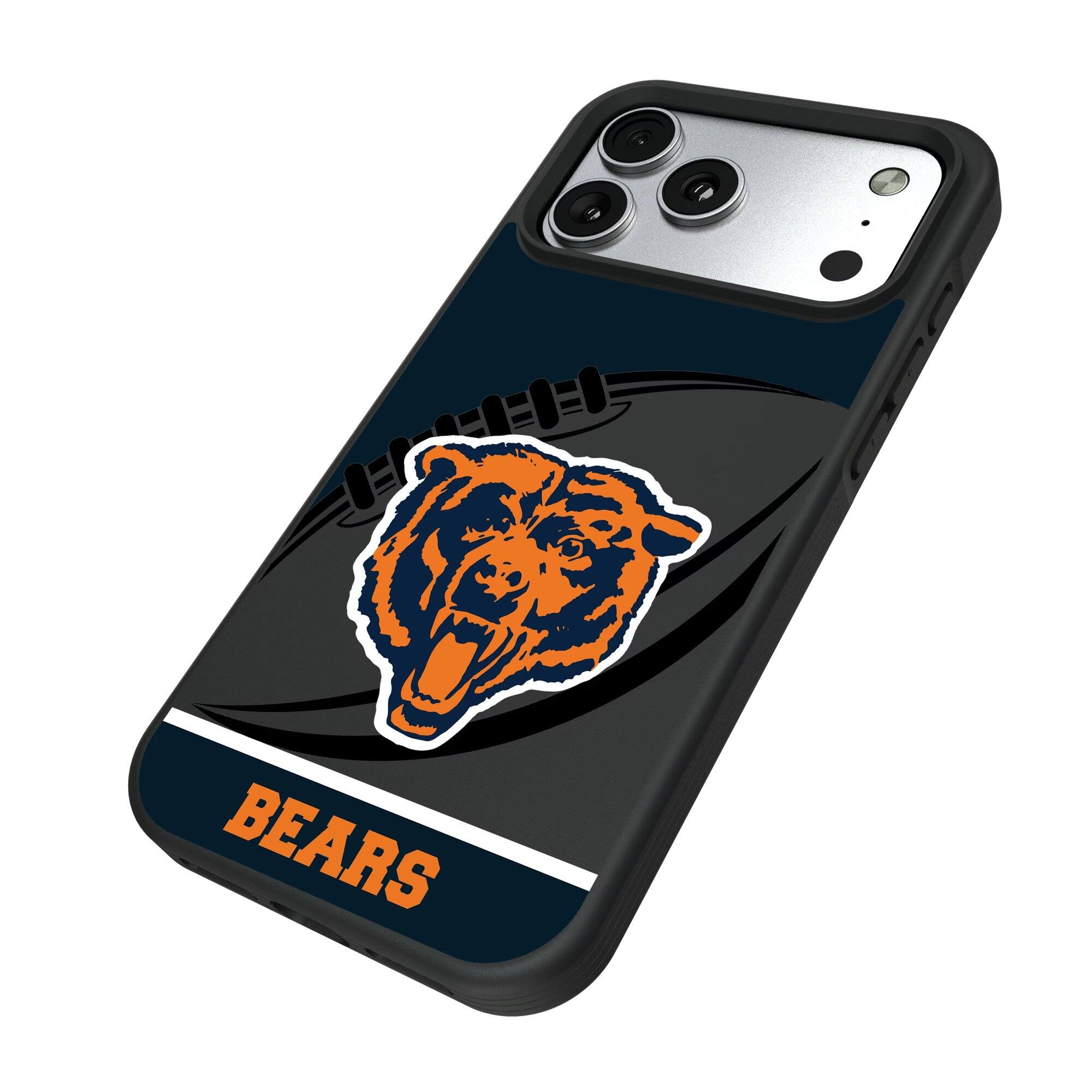 Alt View 1. Keyscaper - Chicago Bears iPhone Pastime Design Bump Case - 15 - Multicolor.