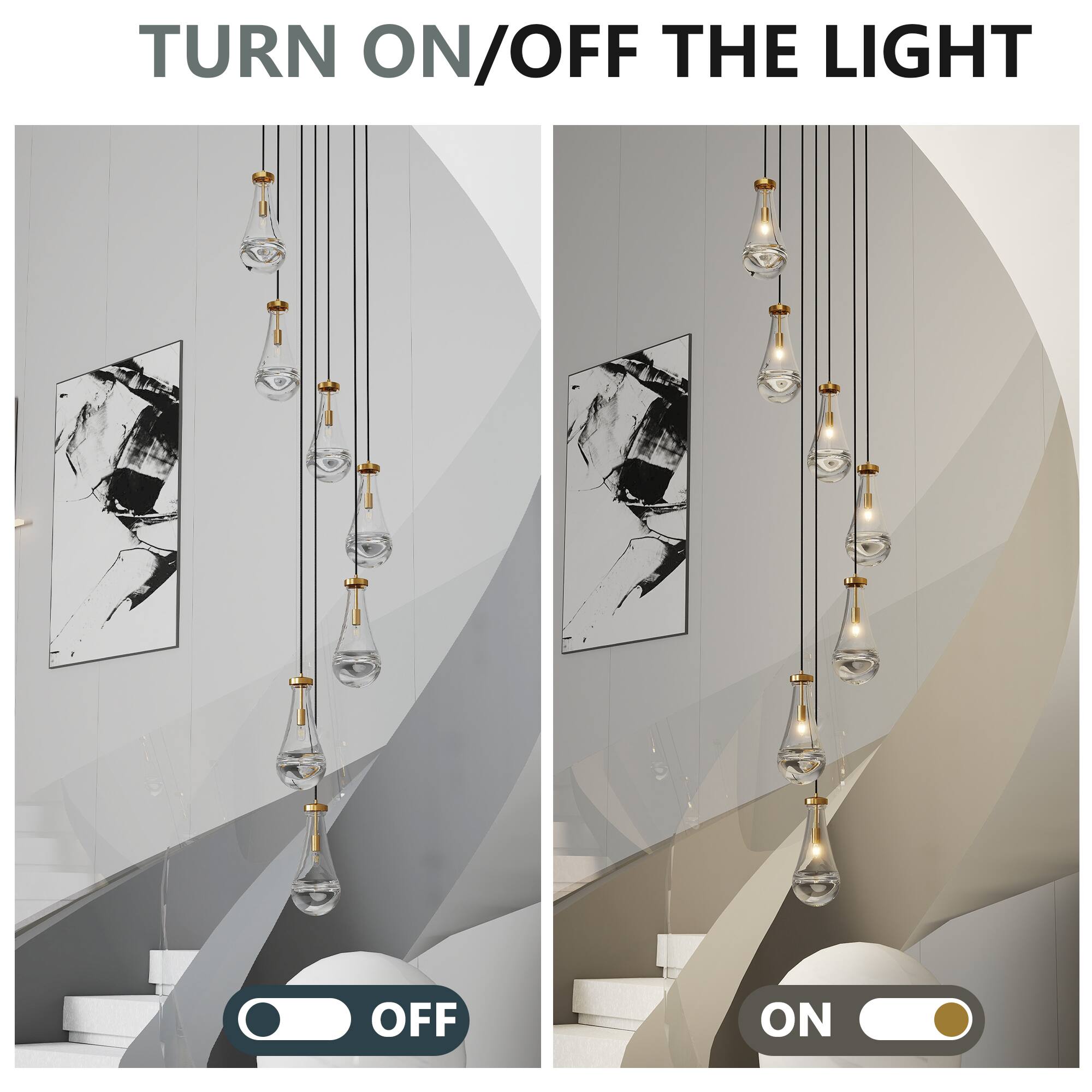 TURN ON/OFF THE LIGHT

OFF

ON