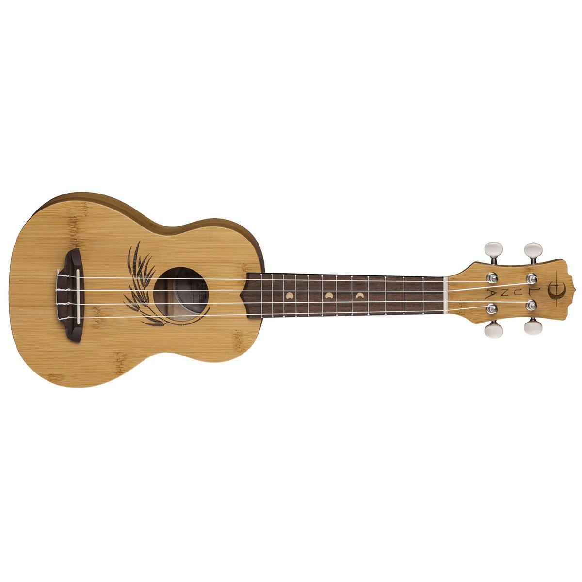 Alt View 5. Luna - Luna Uke Bamboo Soprano Ukulele with Gigbag, 12 Frets, Satin Natural.