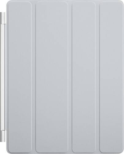Front Standard. Apple® - Smart Cover for Apple® iPad® 2nd-, 3rd- and 4th-Generation - Light Gray.