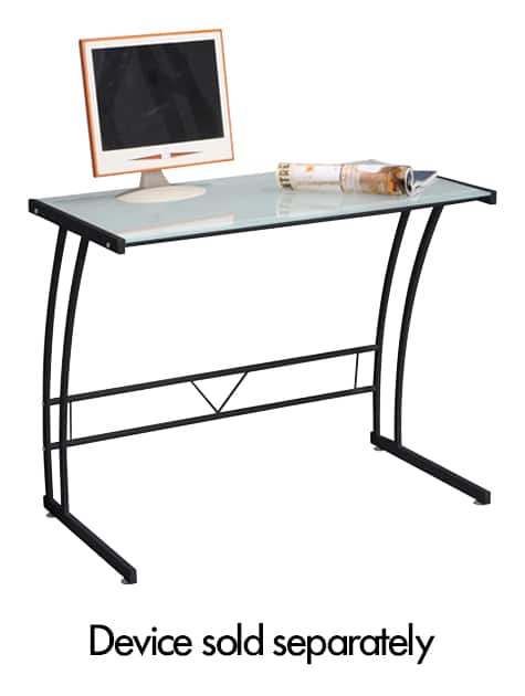 Front. LumiSource - Sigma Computer Workstation - Black.