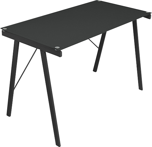 Angle View: LumiSource - Exponent Office Desk - Black