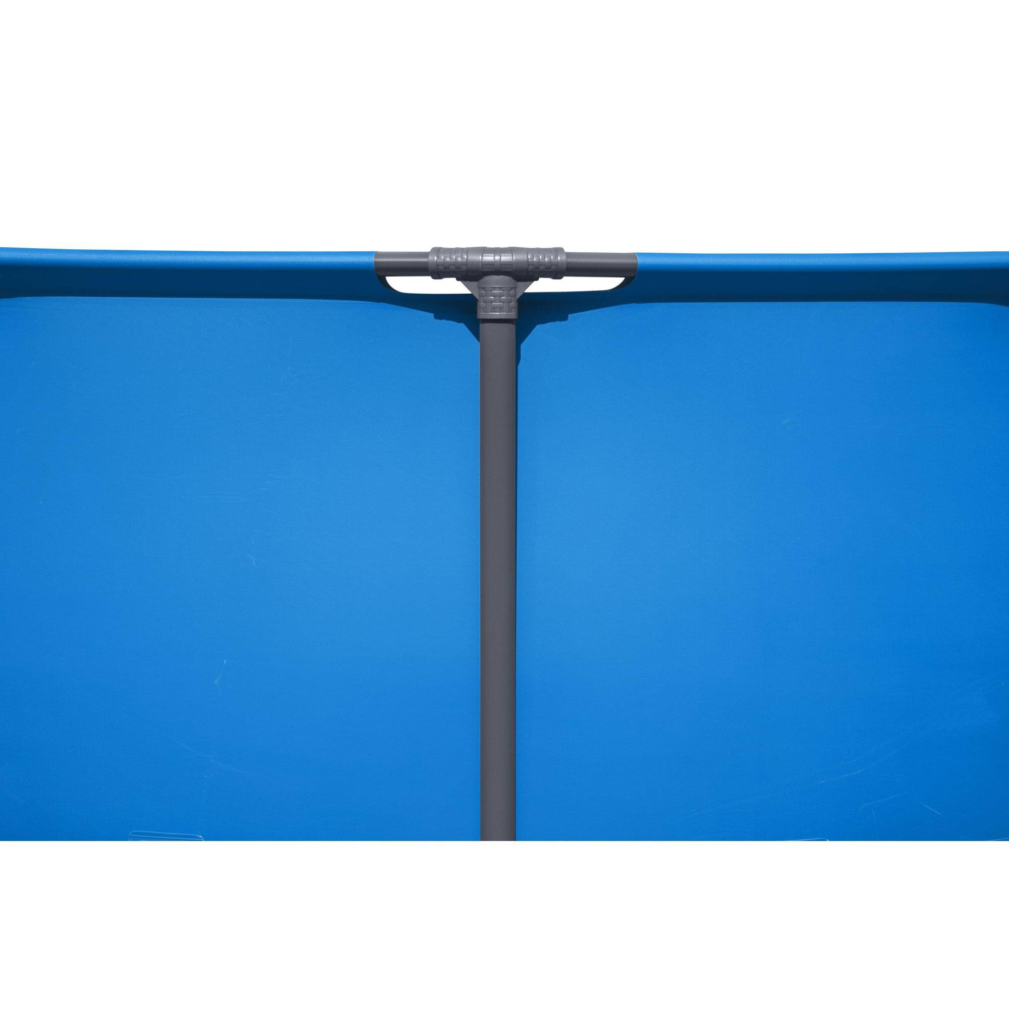 Alt View 5. Bestway - Bestway Steel Pro MAX 15' x 48" Round Above Ground Swimming Pool for Backyard - Blue.