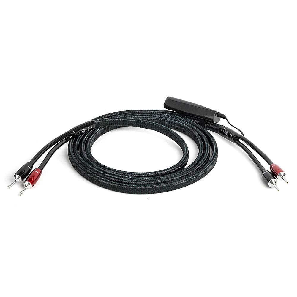 Angle. AudioQuest - Rocket 88 10' Speaker Cable with Banana > Banana - Green on Black.