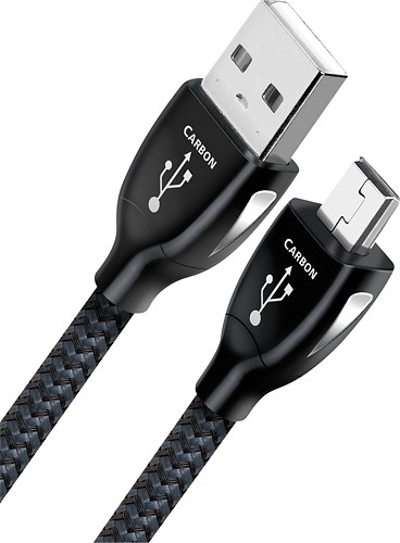 AudioQuest USB A-to-Mini USB Cable Black/Gray 65-089-29 Best