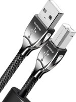 AudioQuest - 16.4' USB A-to-USB B Cable - Black/Gray - Angle_Zoom