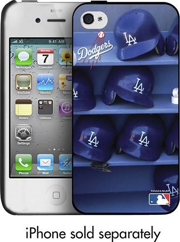 Front Standard. Pangea Brands - Los Angeles Dodgers Case for Apple® iPhone® 4 and iPhone 4S.