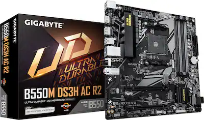 GIGABYTE B550M DS3H AC R2 (Socket AM4) AMD B550 Micro ATX DDR4 Wi GIGABYTE B550M DS3H AC R2 (Socket AM4) AMD B550 Micro ATX DDR4 Wi