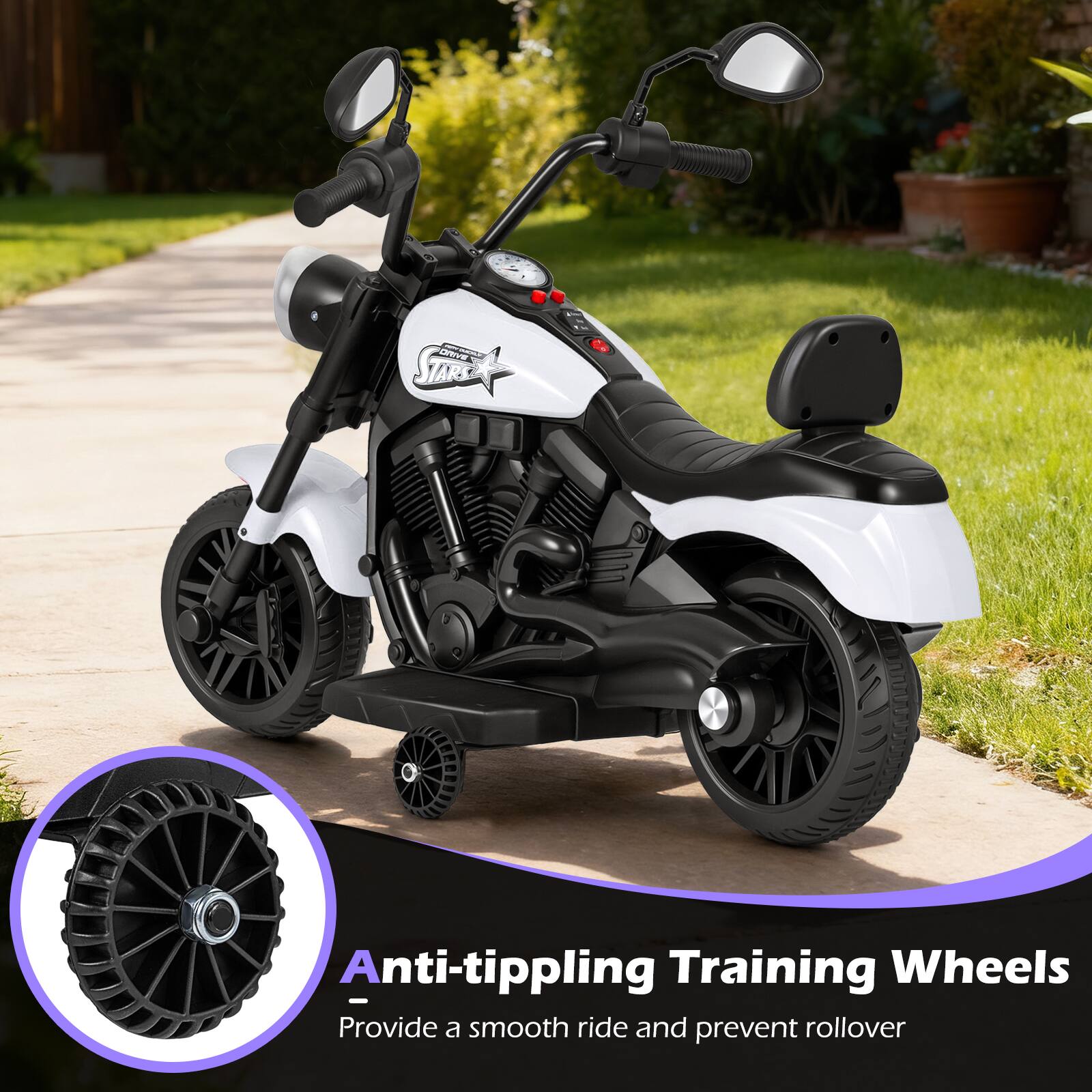 LATrOE TARS Anti-tipping Training Wheels - Provide a smooth ride and prevent rollover