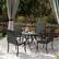 Alt View 1. Outsunny - Set of 4 Outdoor Wicker Dining Chairs, All-Weather Rattan Armchairs with Armrests, Steel Frame - Brown.
