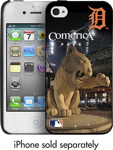 Front Standard. Pangea Brands - Detroit Tigers Case for Apple® iPhone® 4 and iPhone 4S.