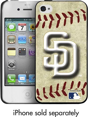 Front Standard. Pangea Brands - San Diego Padres Case for Apple® iPhone® 4 and iPhone 4S.