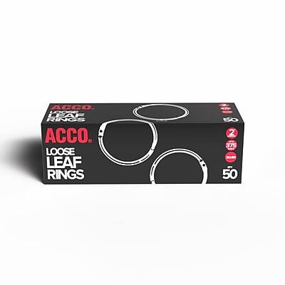 ACCO.  
LOOSE LEAF RINGS  
2  
375  
50