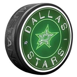 Mustang Drinkware - Dallas Stars Neon Replicated Puck - Multicolor