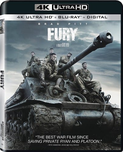 Fury  - 4K Blu-Ray