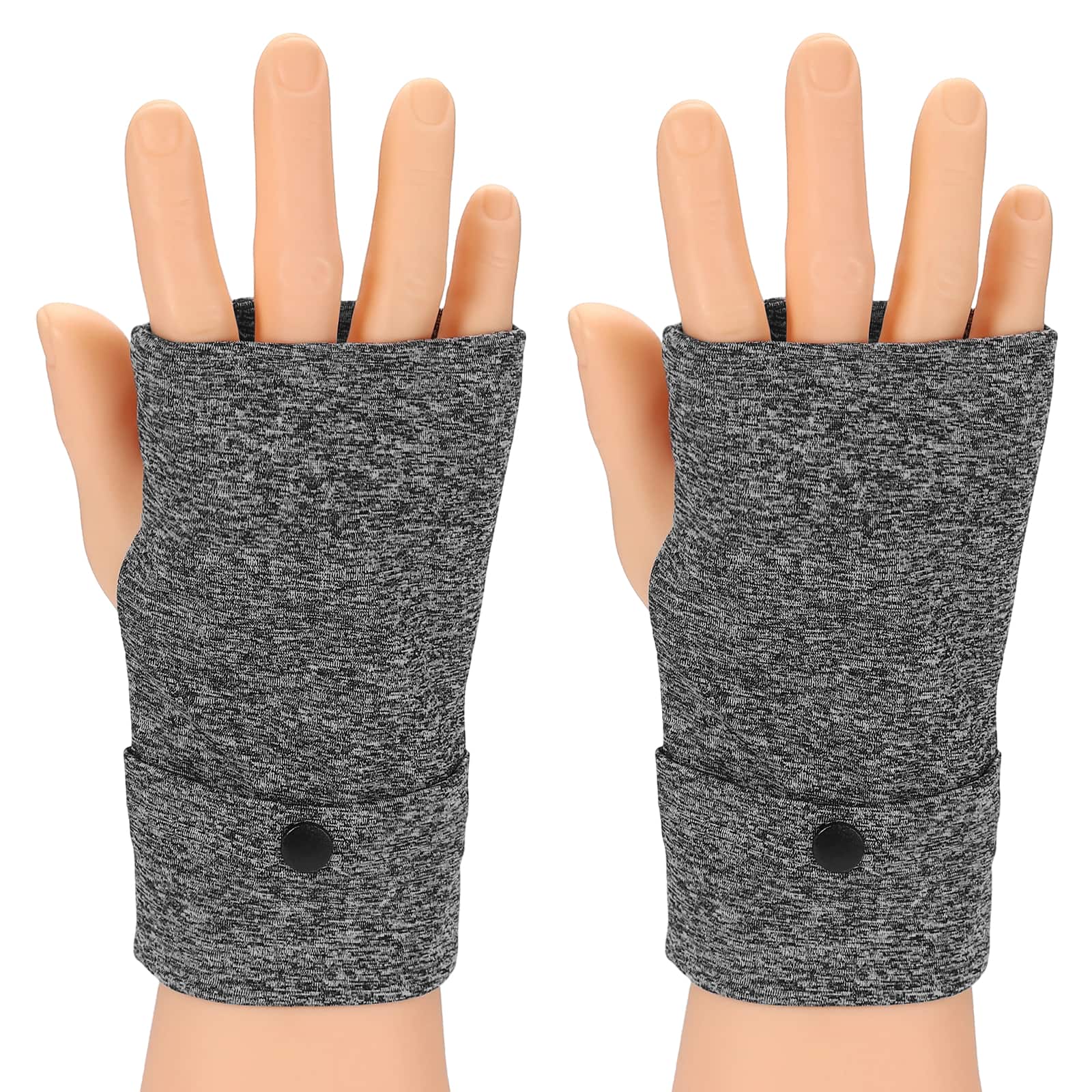 Unique Bargains - 2pcs Sports Wristband Phone Sleeve for Running Right Forearm Armband Cell Phone Holder Up to 7.5" for Outdoor Cards Keys - Gray