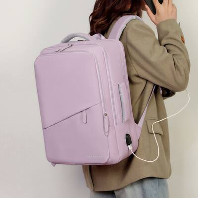 Multi-Pocket USB Travel Backpack Voyager Travel Max - Laptops up to 16", Purple Orchid | SaharaCase Multi-Pocket USB Travel Backpack Voyager Travel Max - Laptops up to 16", Purple Orchid | SaharaCase