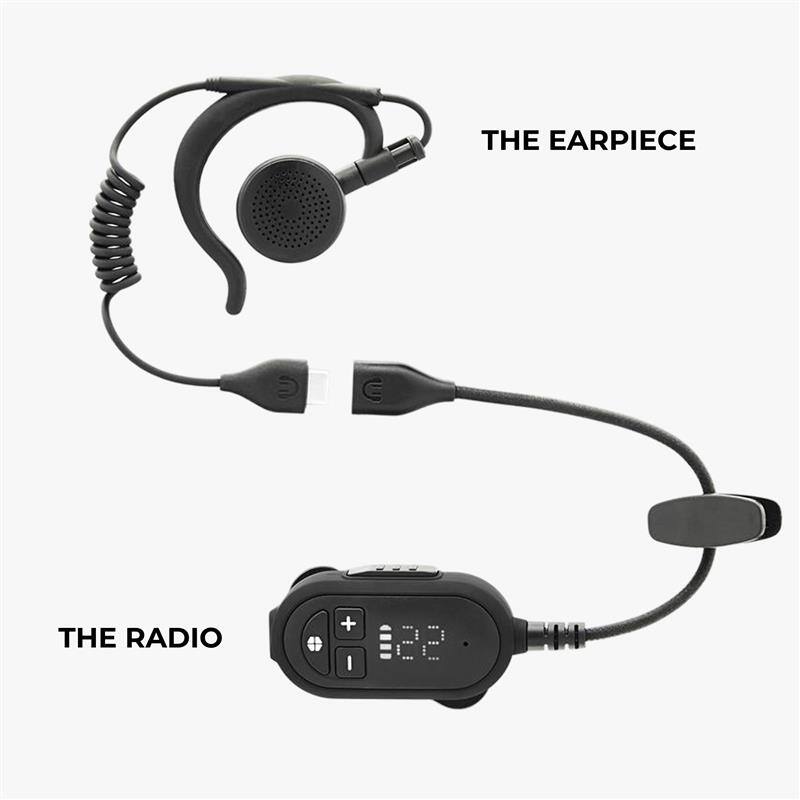 THE EARPIECE  
THE RADIO