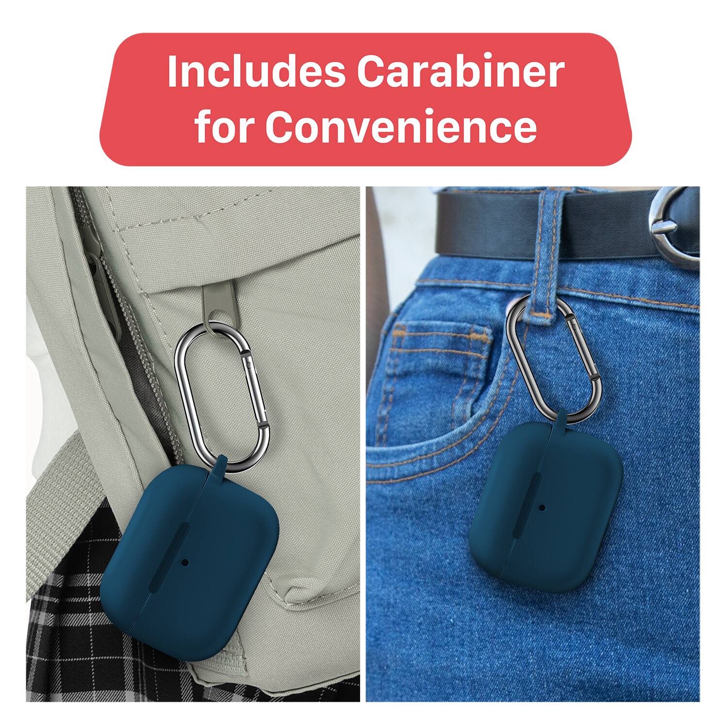 Includes Carabiner for Convenience