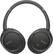 Front. Sony - Wireless Over-the-Ear Stereo Headphones - Black.