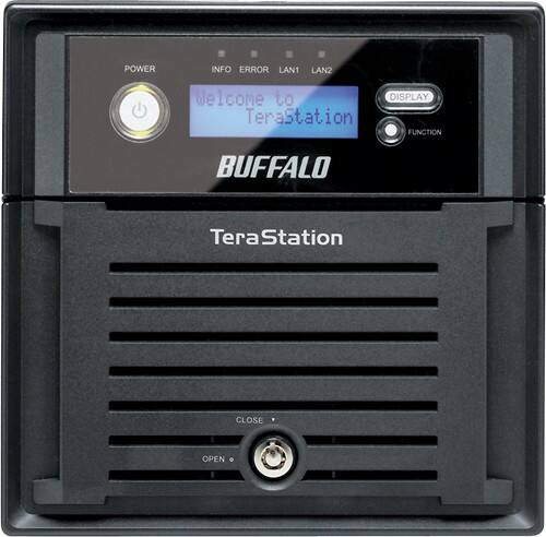 Front Standard. Buffalo - TeraStation Pro Duo WSS 4TB 2-Drive Windows Network Storage Server.