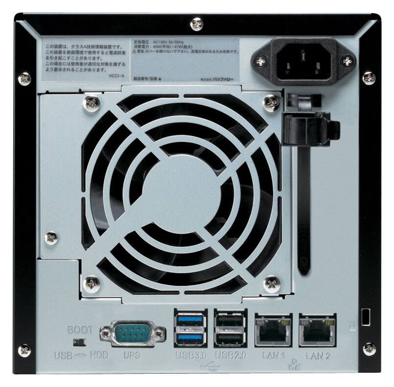 Back Standard. Buffalo - TeraStation Pro Duo WSS 4TB 2-Drive Windows Network Storage Server.