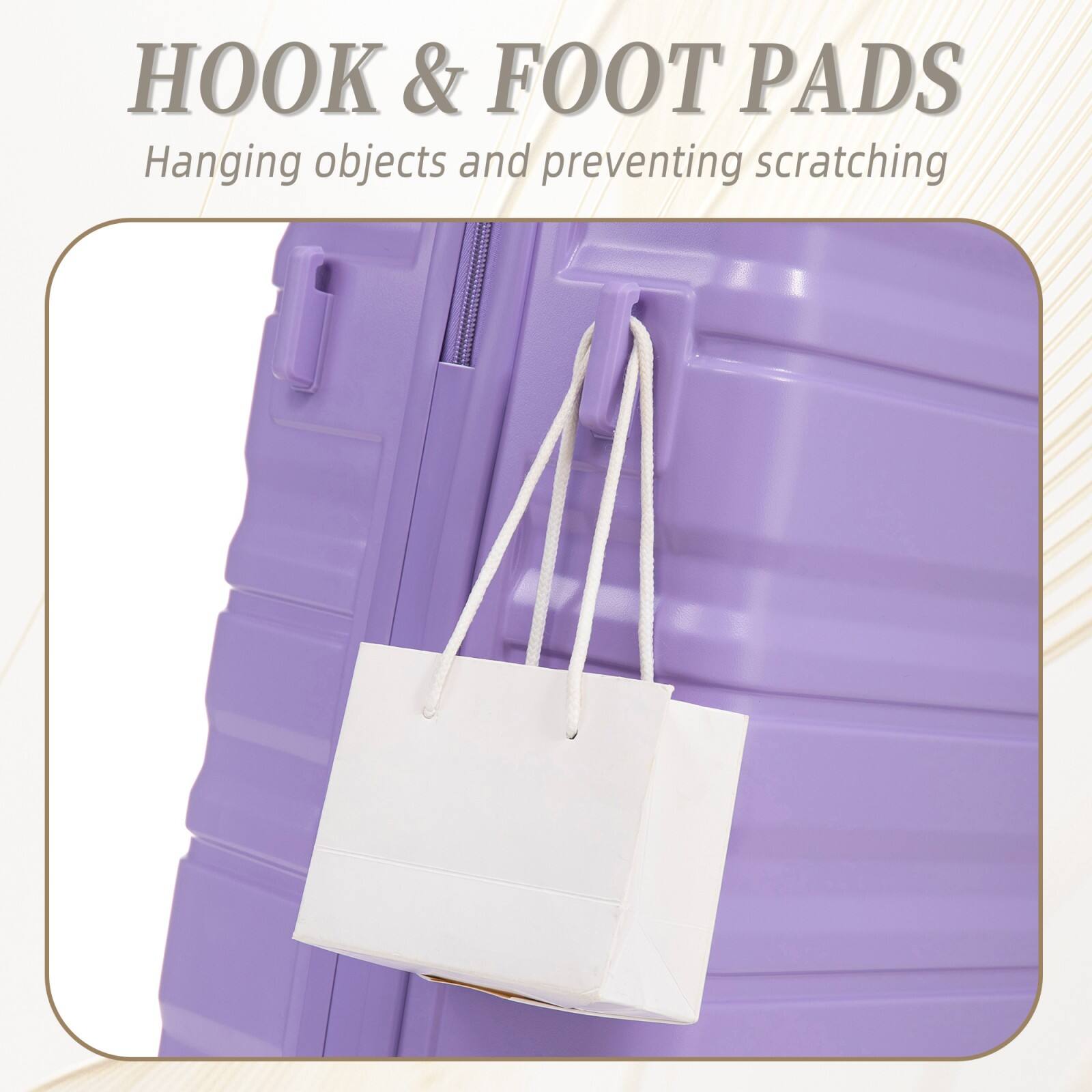 HOOK & FOOT PADS  
Hanging objects and preventing scratching