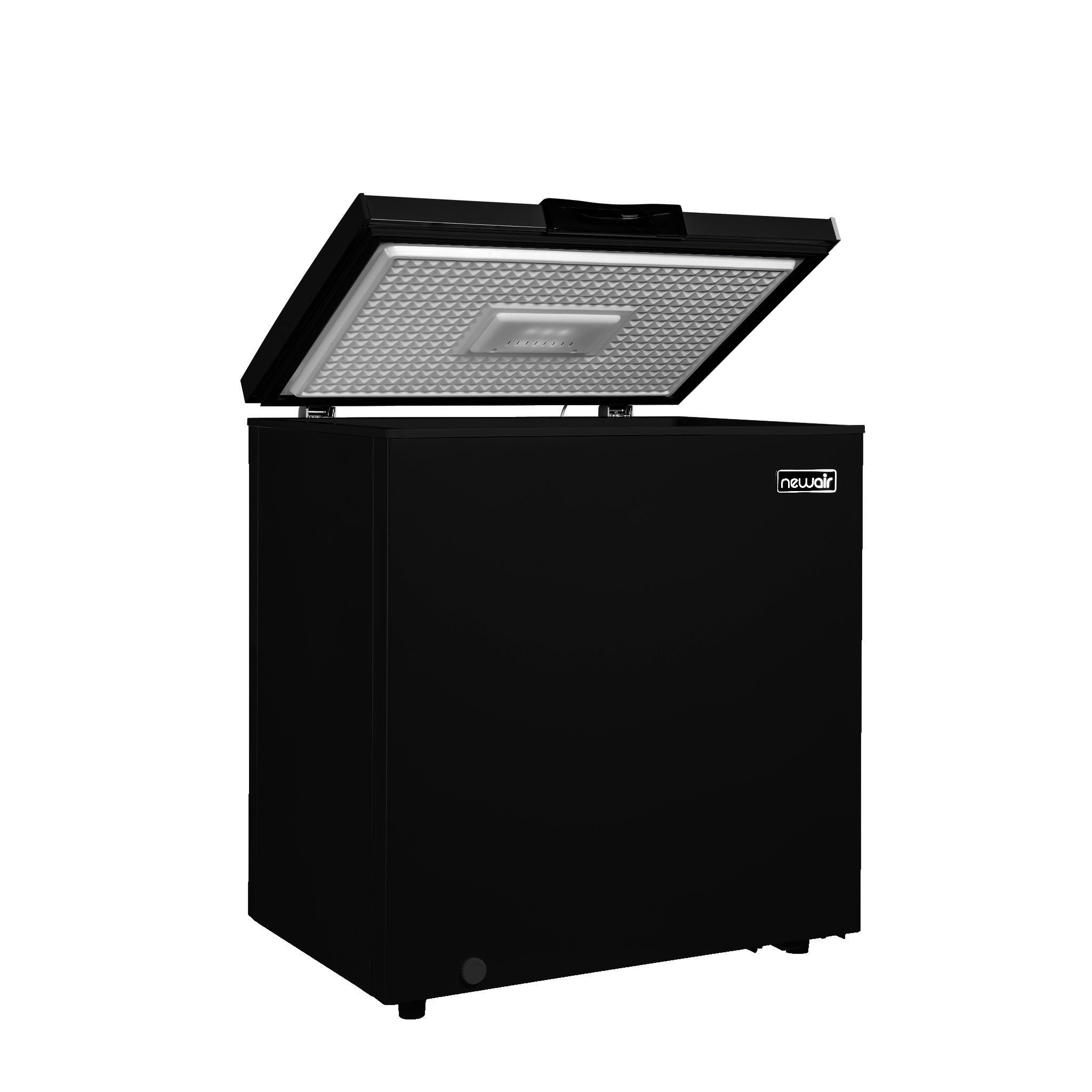 Alt View 8. NewAir - 5 Cu. Ft. Mini Deep Chest Freezer and Refrigerator in Black with Digital Temperature Control, Fast Freeze Mode - Black.