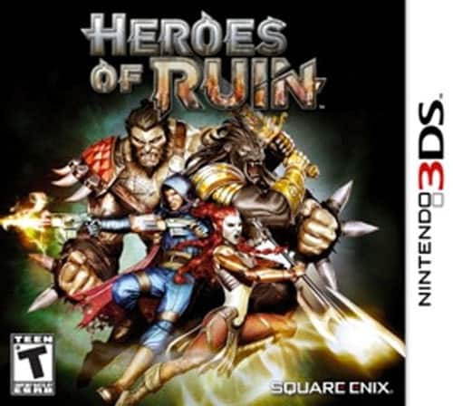 Front Standard. Heroes of Ruin - Nintendo 3DS.