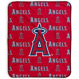 Pegasus - Los Angeles Angels 50" x 60" Repeat Wordmark Fleece Blanket - Multicolor