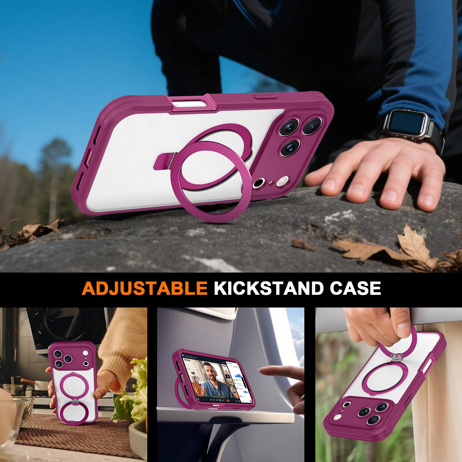 ADJUSTABLE KICKSTAND CASE