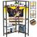 Angle. Aheaplus - Corner Computer Desk with Hutch, Gaming Desk with Keyboard Tray for Home & Office - Brown.