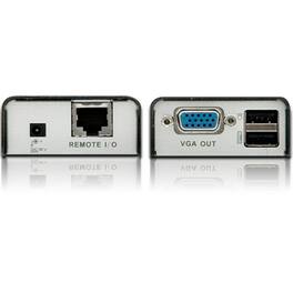 Aten Technology - KVM Console/Extender - 1 Computer(s) - 1 - 1 x HD-15 VGA, 2 x Type A USB, 1 x RJ-45 Network - Red