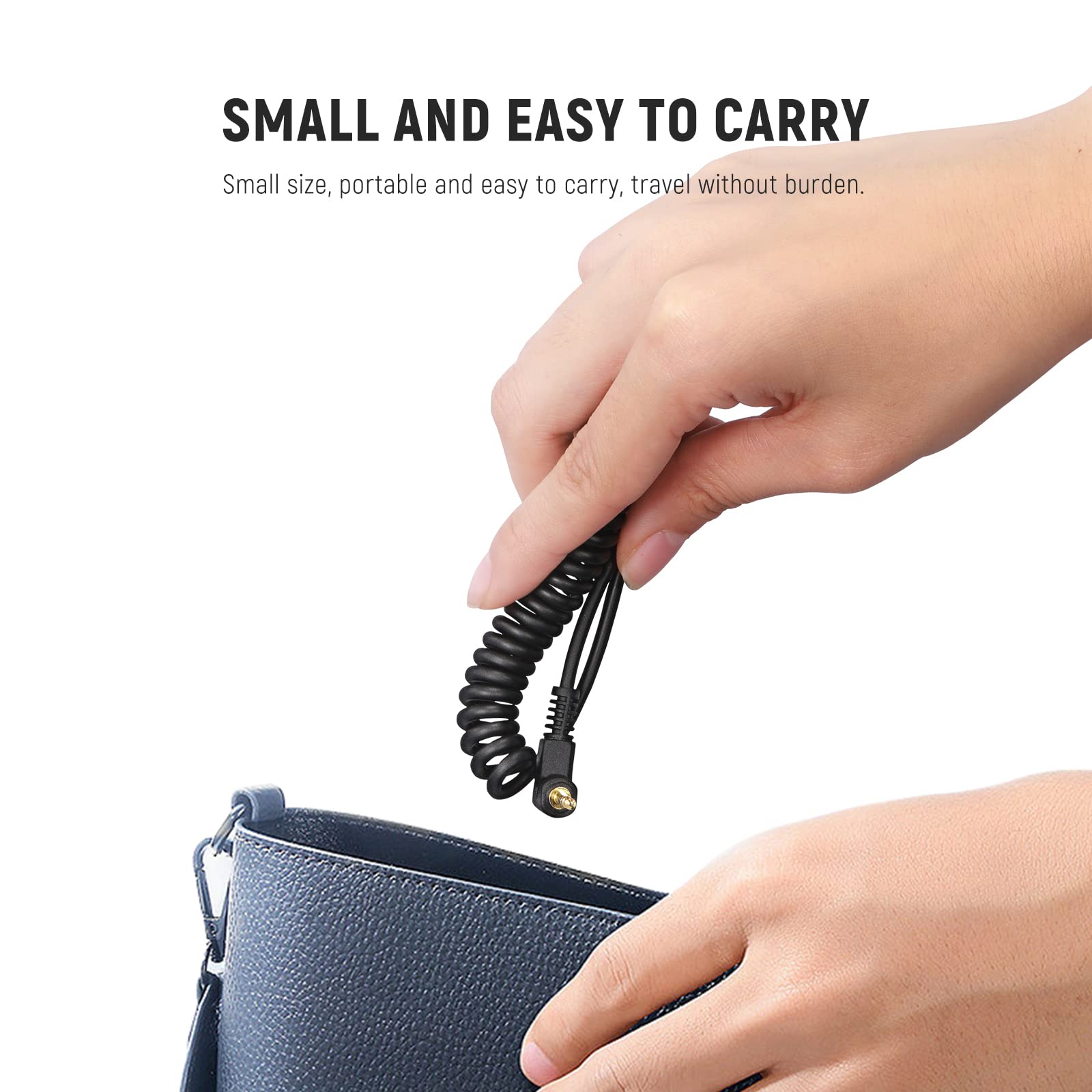 SMALL AND EASY TO CARRY  
Small size, portable and easy to carry, travel without burden.