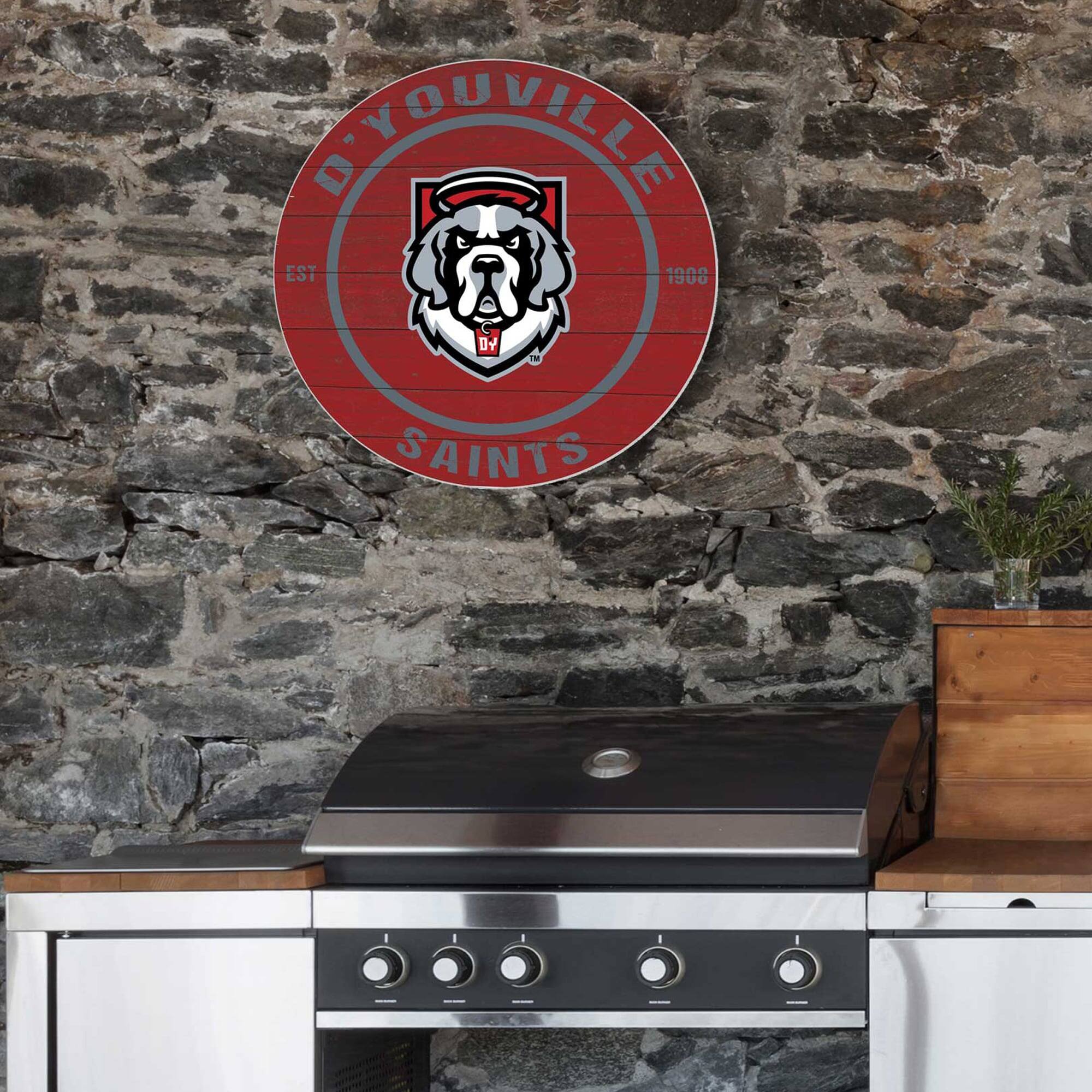 D'YOUVILLE  
EST 1908  
SAINTS