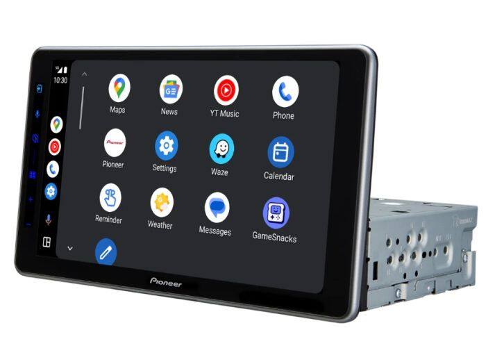 5 10:30 G Maps News YT Music Phone Settings Waze Calendar Reminder Weather Messages GameSnacks Pioneer