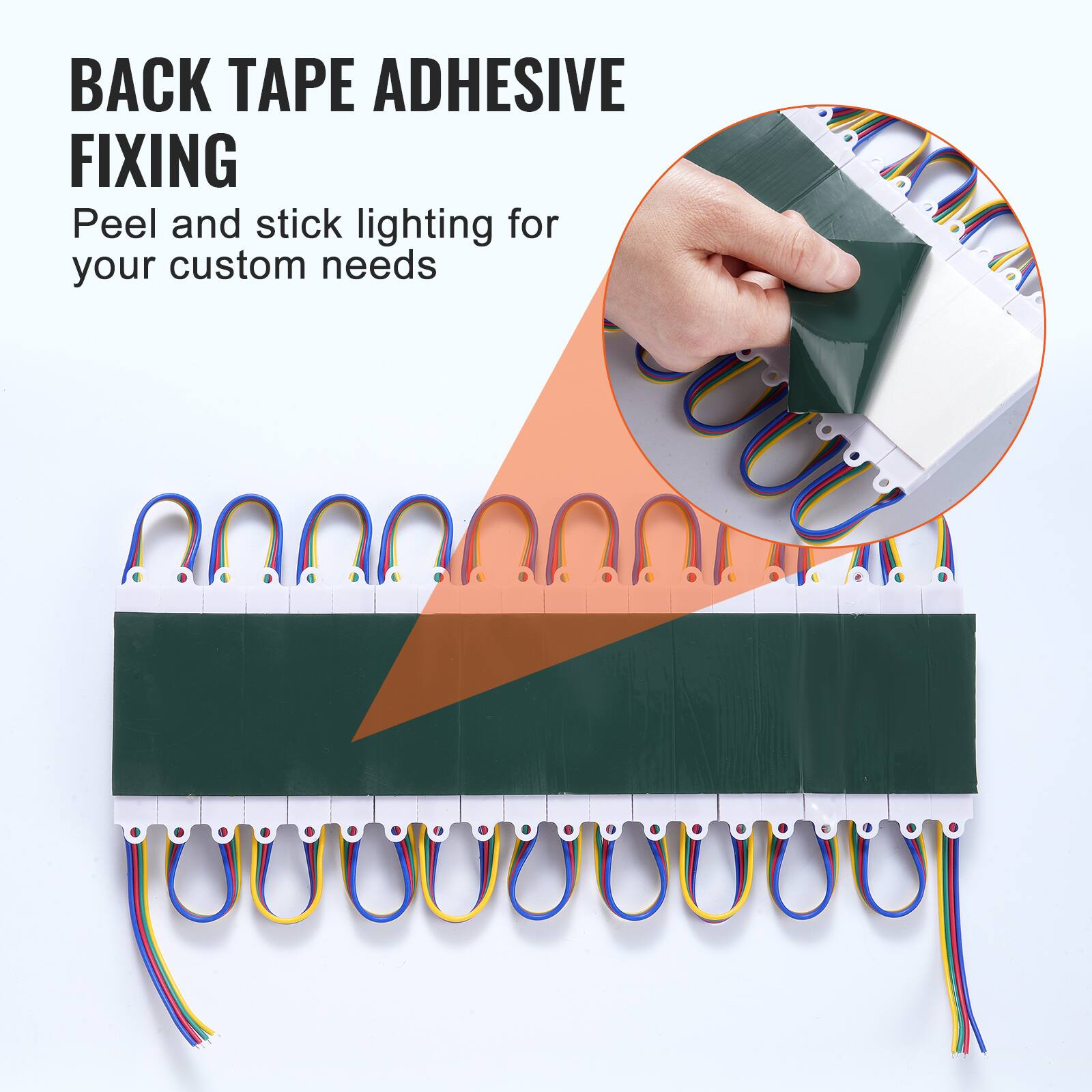 BACK TAPE ADHESIVE FIXING

Peel and stick lighting for your custom needs