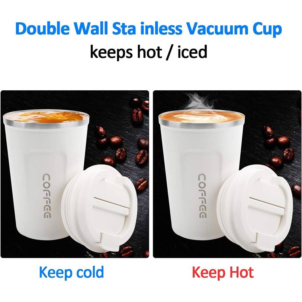 Double Wall Stainless Vacuum Cup  
keeps hot / iced  

Keep cold  
Keep Hot